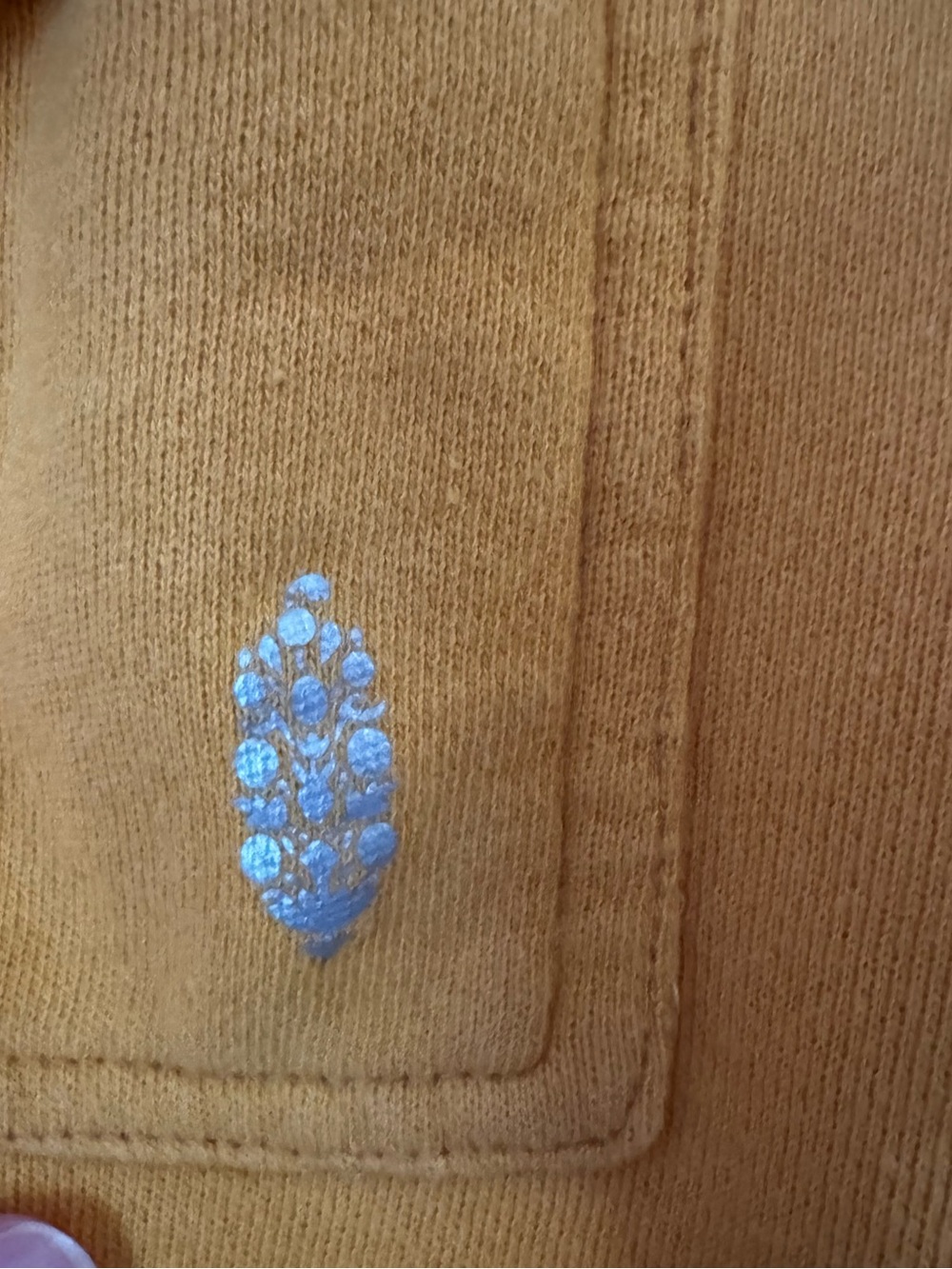 Free people movement Med Mustard Yellow Long-Sleeve cris cross front Sweatshirt - Picture 4 of 6
